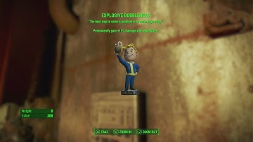 Fallout 4: Explosive Bobblehead Location & Side Quest!