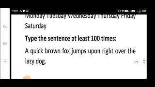 typing practice with pdf