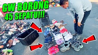 Pedagangnya Kaget Gw Borong 45 Sepatu Di Pasar Bekas Amerika #BisnisBarangBekas