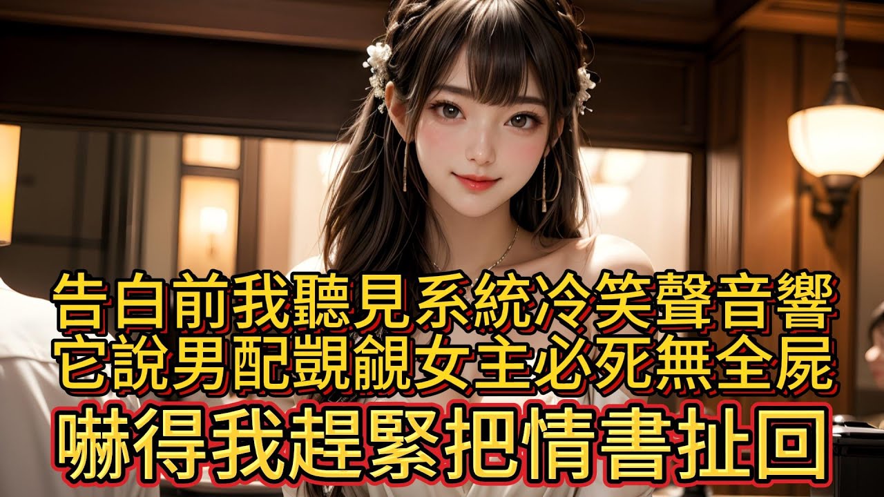 告白前我聽見系統冷笑聲音響，它說男配覬覦女主必死無全屍，嚇得我趕緊把情書扯回。