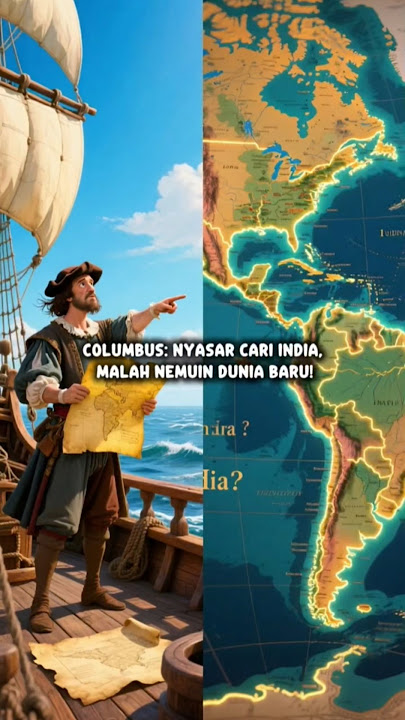 Niatnya ke India, tapi malah nemu benua baru #faktamenarik #history #shorts