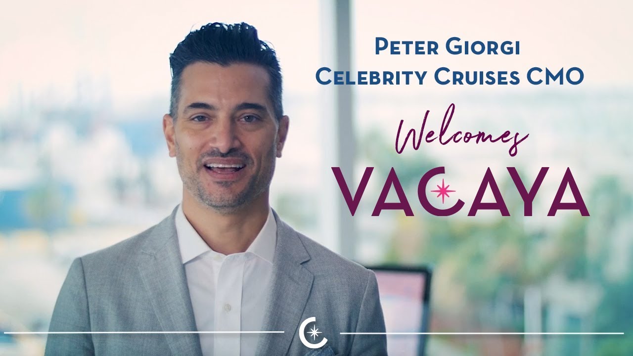 Celebrity Cruises Cmo Peter Giorgi Welcomes Vacaya Youtube