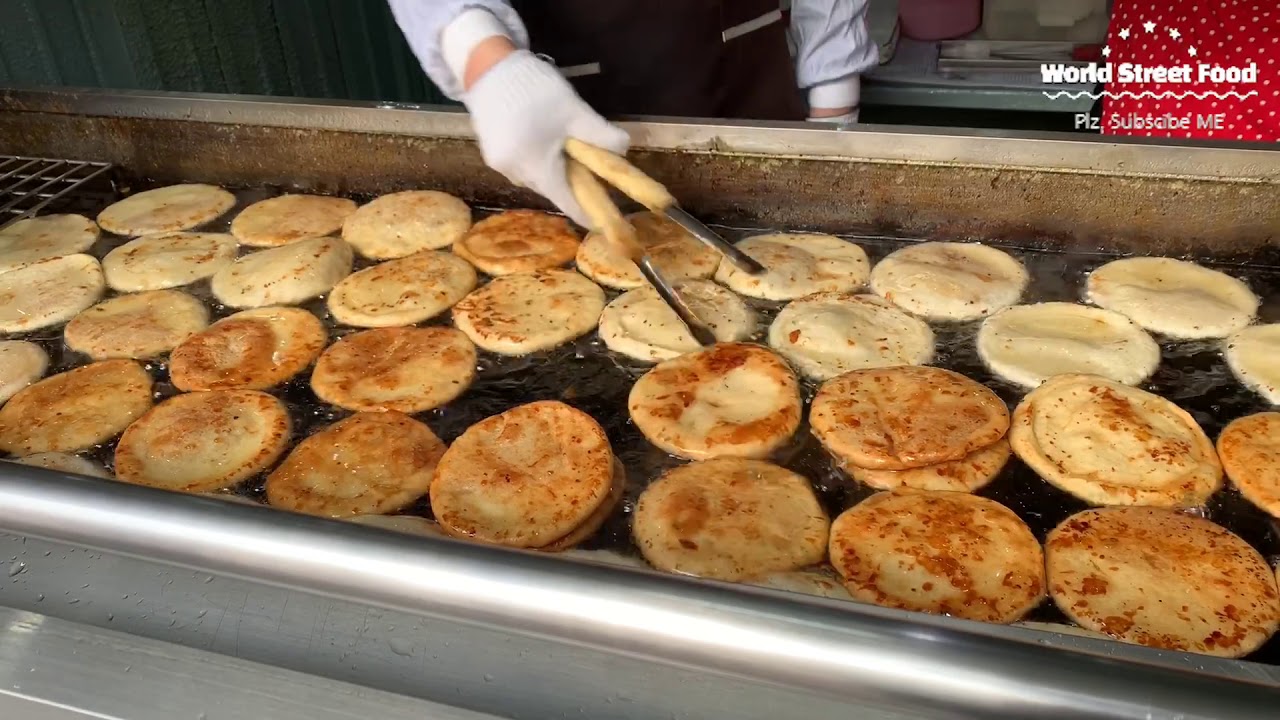 Fried Hotteok / Korean Cheongju Hotteok / Korean Street