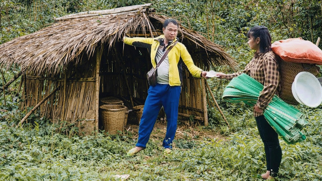 Strange Guy Takes Poor Girl Deep Into the Forest to Build a New Life | What Happens Next?