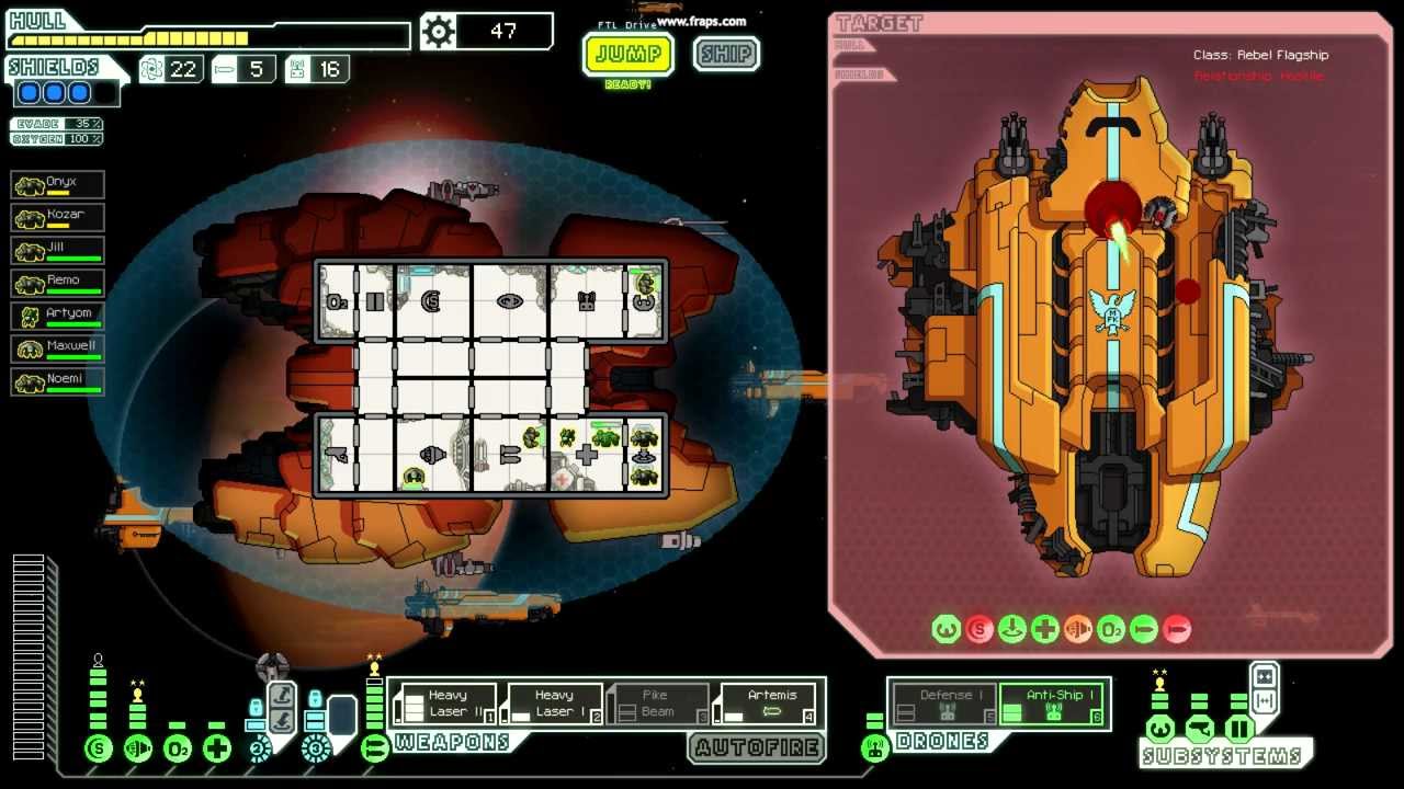 FTL Rock Ship Victory (Layout A) YouTube