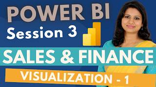 Power BI Visualization Part 1 | Complete Sales & Finance Dashboard Training (Beginner to Pro)