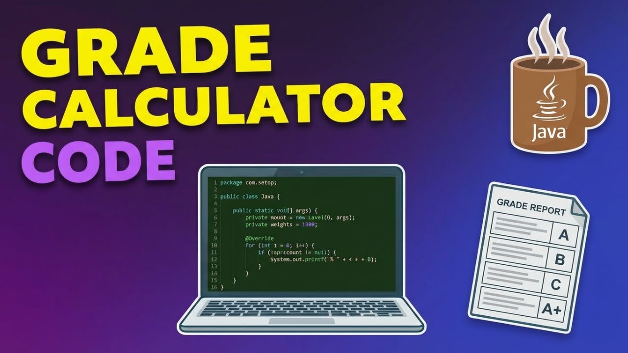 Java Program to Calculate Student Grade