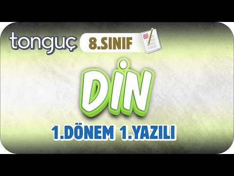 8.Sınıf Din 1.Dönem 1.Yazılıya Hazırlık 📝 #2024