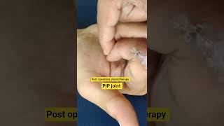 now able to PIP joint movement #stiffness #physiotherapist #exercise #home exercise #splint #ruhs