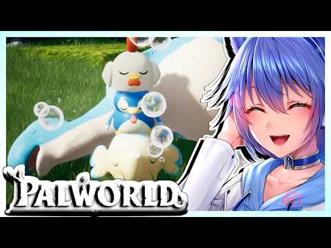 【パルワールド/初見さん歓迎】今日は拠点と装備を発展させる！　ついでにパル濃縮もしてく！【Vtuber/地声バ美肉】