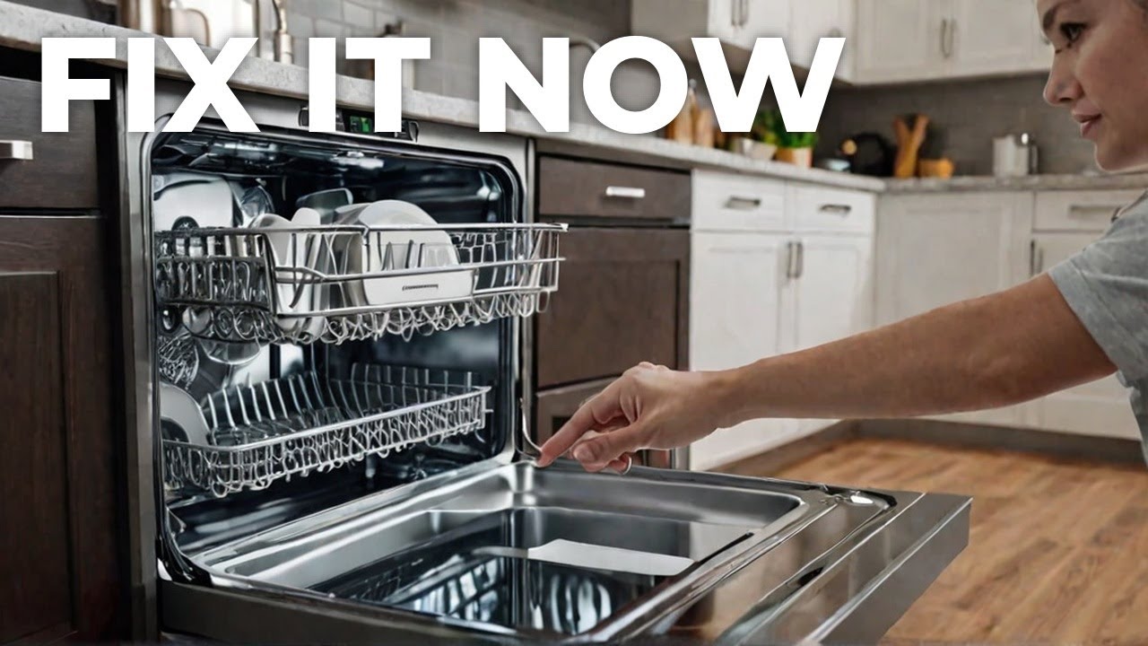 Dishwasher Leaking from the Door - Quick & EASY FIX - YouTube