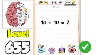 Brain test level 655 Solution