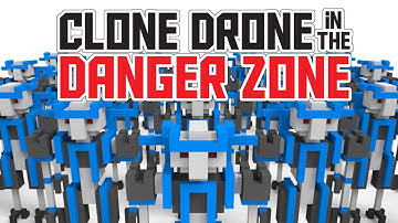 Human Robots with Laser Swords! - Clone Drone in the Danger Zone Gameplay