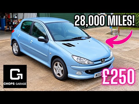 This low mile Peugeot 206 was headed for the scrapyard! Can we save it? 