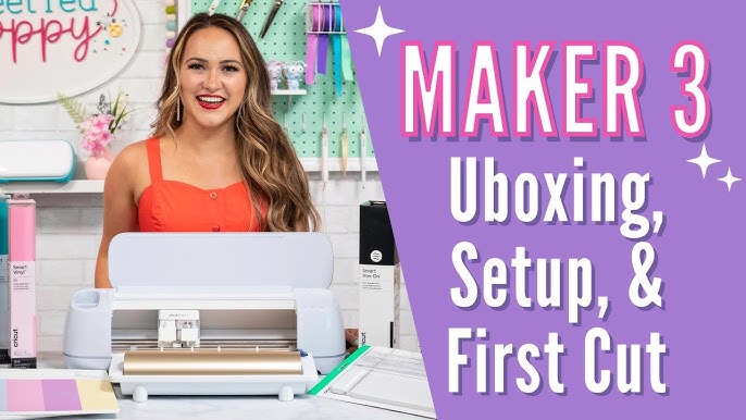 Cricut Maker 3 for Beginners: Unbox, Setup, & First Cut! (CRICUT