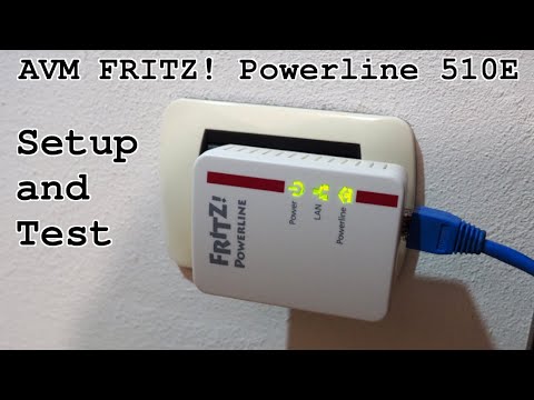 AVM FRITZ! Powerline 510E • Unboxing, installation and test