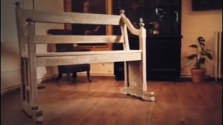 Pine Church Pew in the English Gothic manner  Salvage Hunters 1209