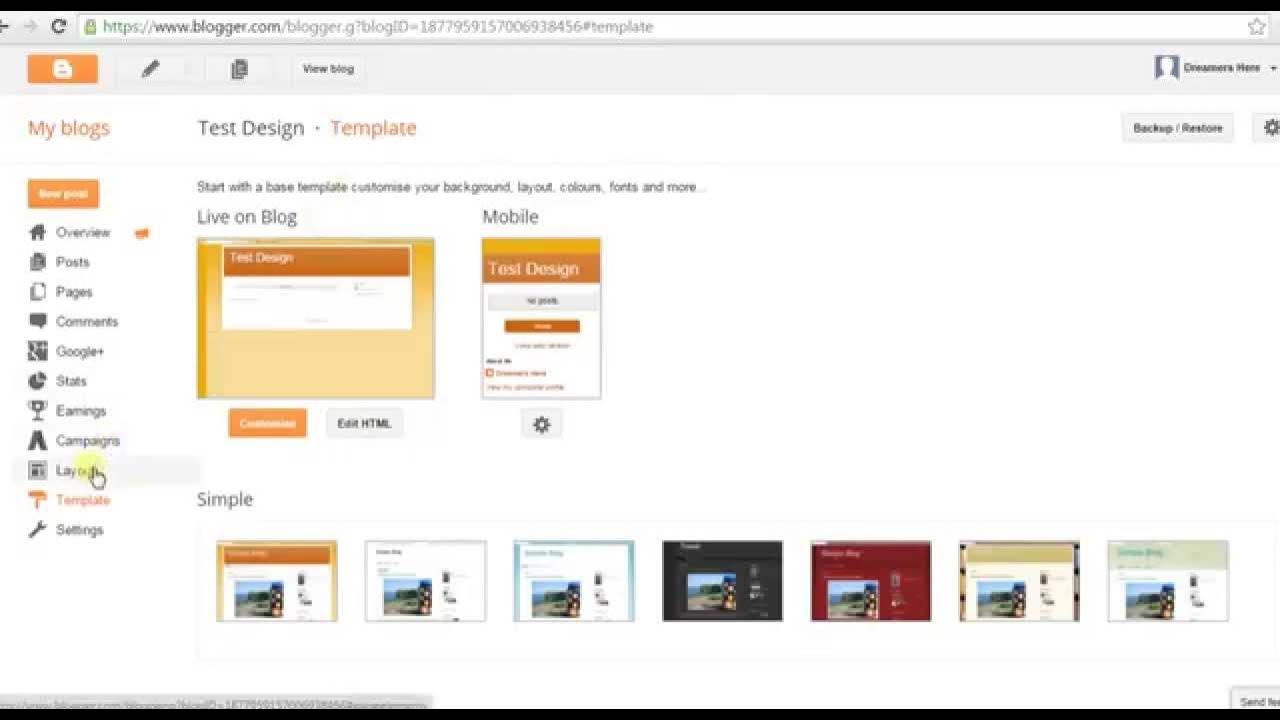 How to add background. How do i change my blogger theme?.