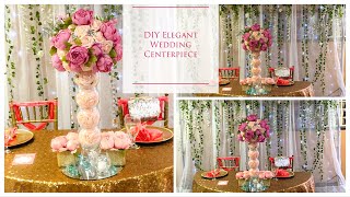DIY Tall Elegant Wedding Centerpiece | DIY Wedding Centerpieces | DIY Tutorial |DOLLAR TREE!!!