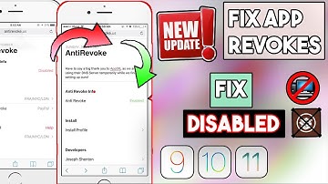 New Update Fix Disabled AntiRevoke / Stop App Revokes/Crash(NO JB/COMP) iOS 10/11/9 iPhone/iPod/iPad