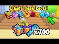 I Opened 700 Crystal Keys &amp; Large Gift Bags And Got These Loots In Pet Simulator 99!