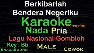 Berkibarlah Bendera Negeriku - Gombloh-Lagu Nasional-Perjuangan|Karaoke nada Pria-Male@ucokku
