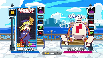 Cold Clear vs Zetris #71 - Puyo Puyo Tetris AI vs AI