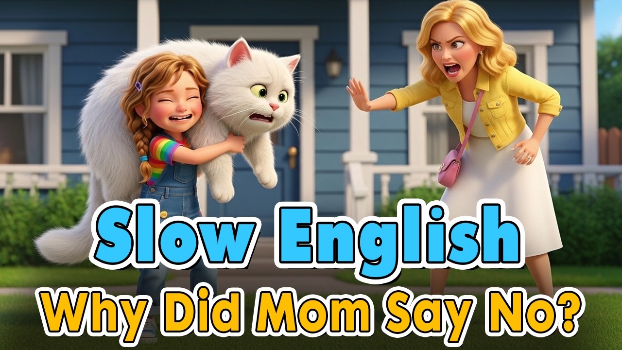 Why Did Mom Say No? | Easy English Listening Practice Story (A1-A2 Level)