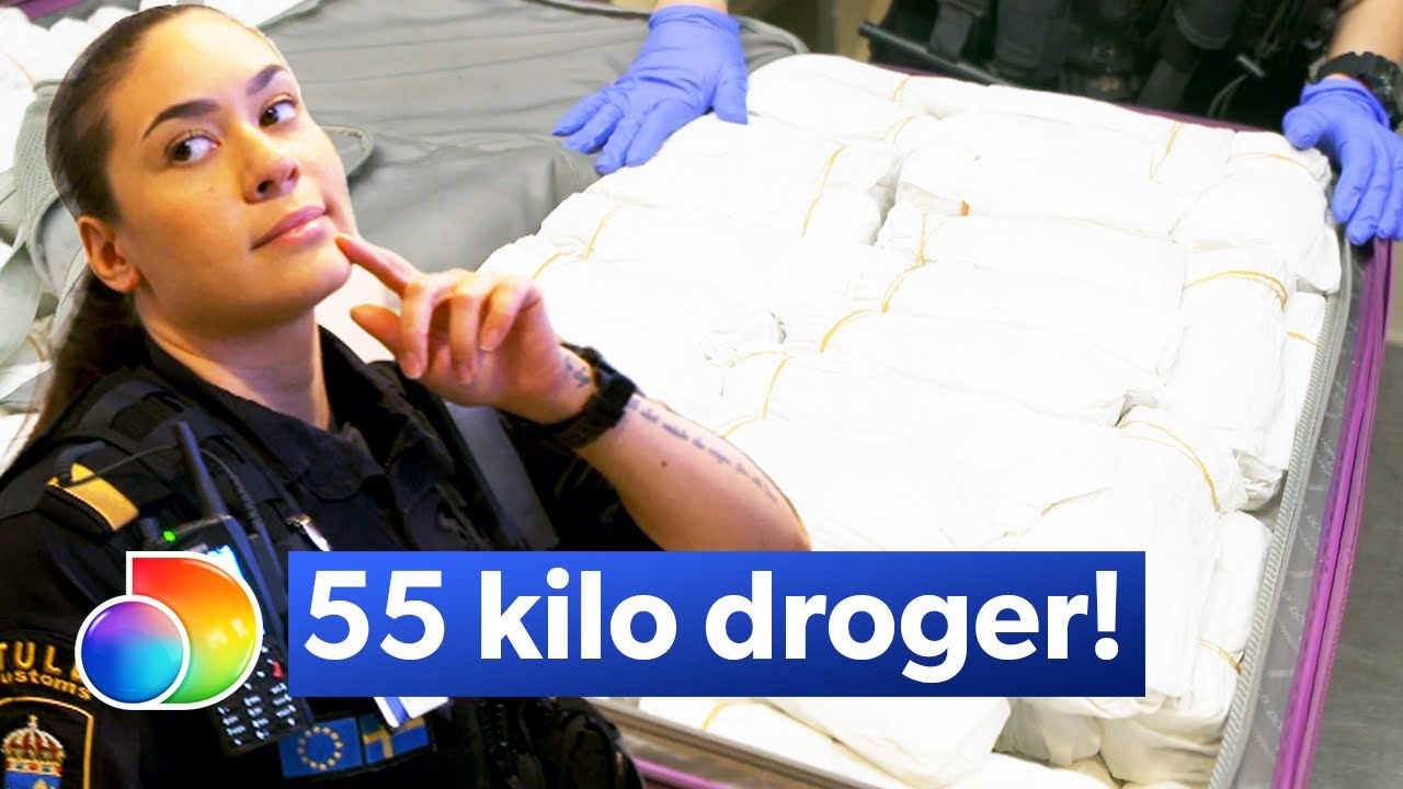 Tullen på Arlanda tar 55 kilo narkotika | Gränsbevakarna Sverige | discovery+ Sverige