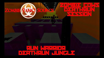 Zombie Panic! Source - Zombie Cows Deathrun Session: Run Warrior, Deathrun Jungle