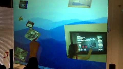 Single touch Through Glass Zoom and Rotate