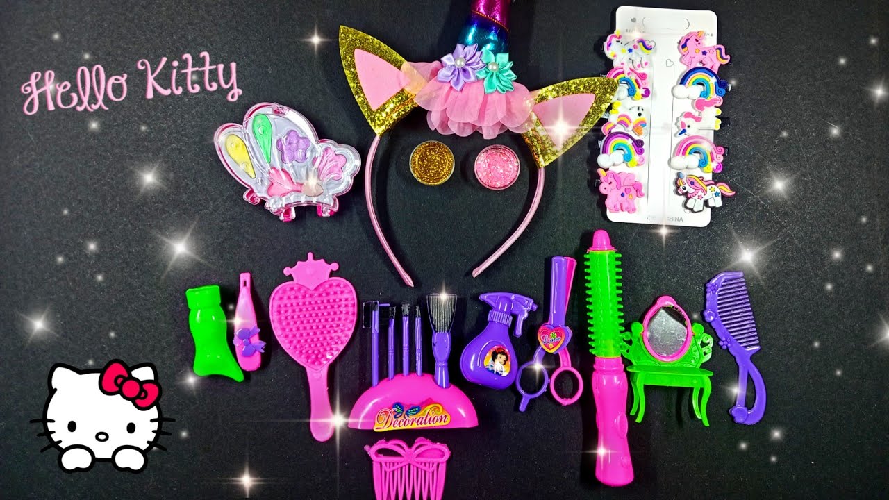 5 minutes Satisfying with unboxing hello kitty Cute Beauty Set | hello ...