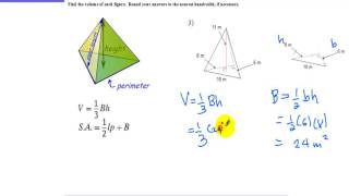 8.9 Triangular Pyramid 8 3 Finding The Surface Area Of A Triangular Pyramid