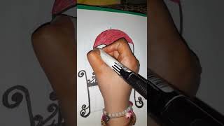 كيفية رسم فتاة بالمظلة خطوة بخطوة / رسم سهل للفتيات خطوة بخطوة