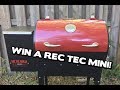 Unboxing and Review of the NEW Upgraded REC TEC Mini Pellet Grill