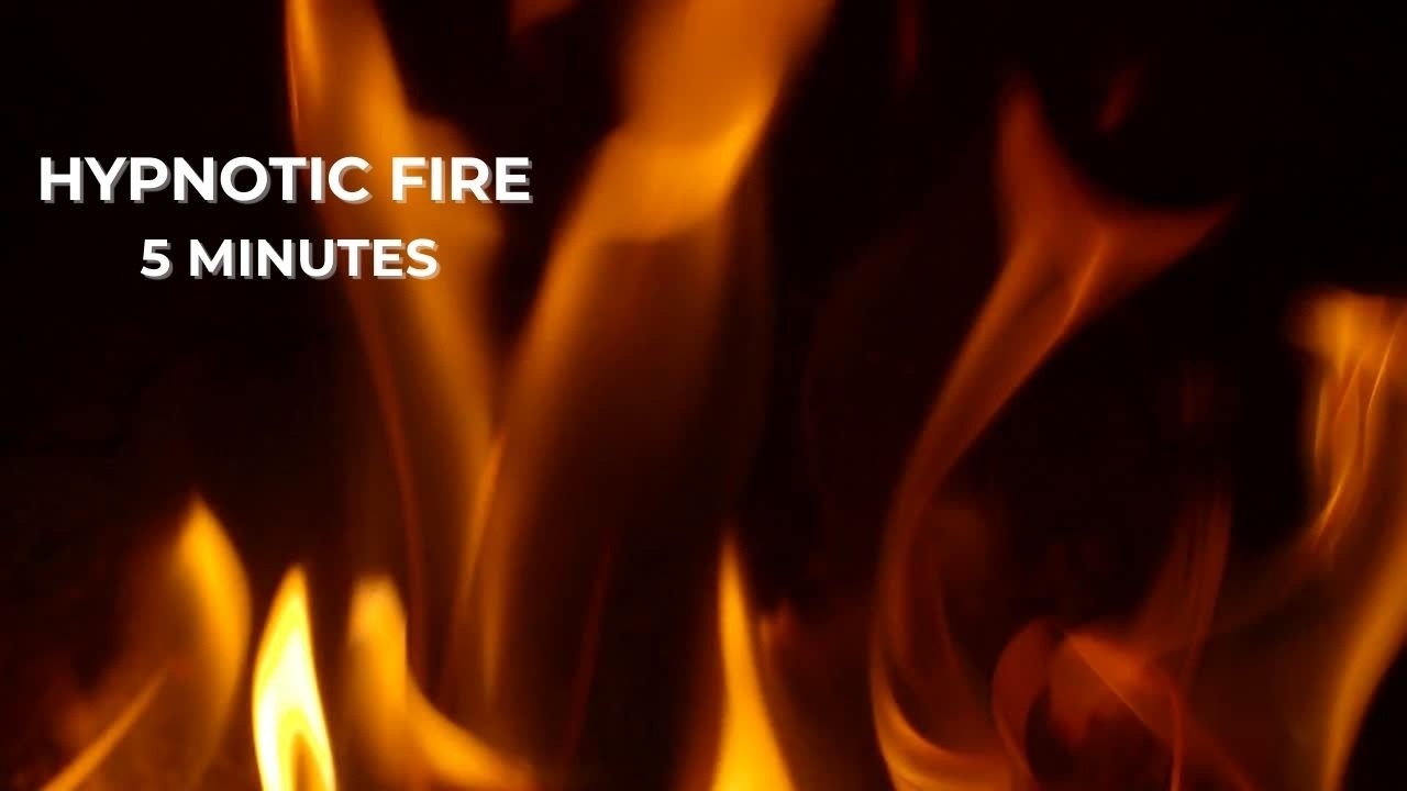 Hypnotic Fire Ambience – 5 Minutes of Relaxing Fireplace Sounds