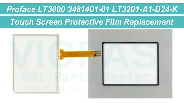 LT3201-A1-D24-K Proface Front Film HMI Touch Panel