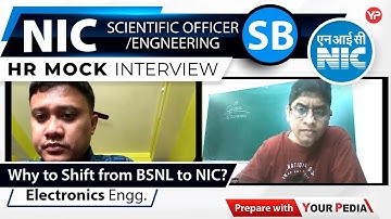 NIC HR Mock Interview For Scientist/Engineer B | Electronics Engg. | Start Interview Preparation