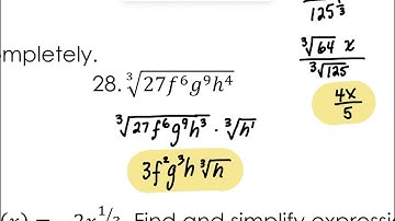 Unit 3 Final Exam Review VIDEO KEY