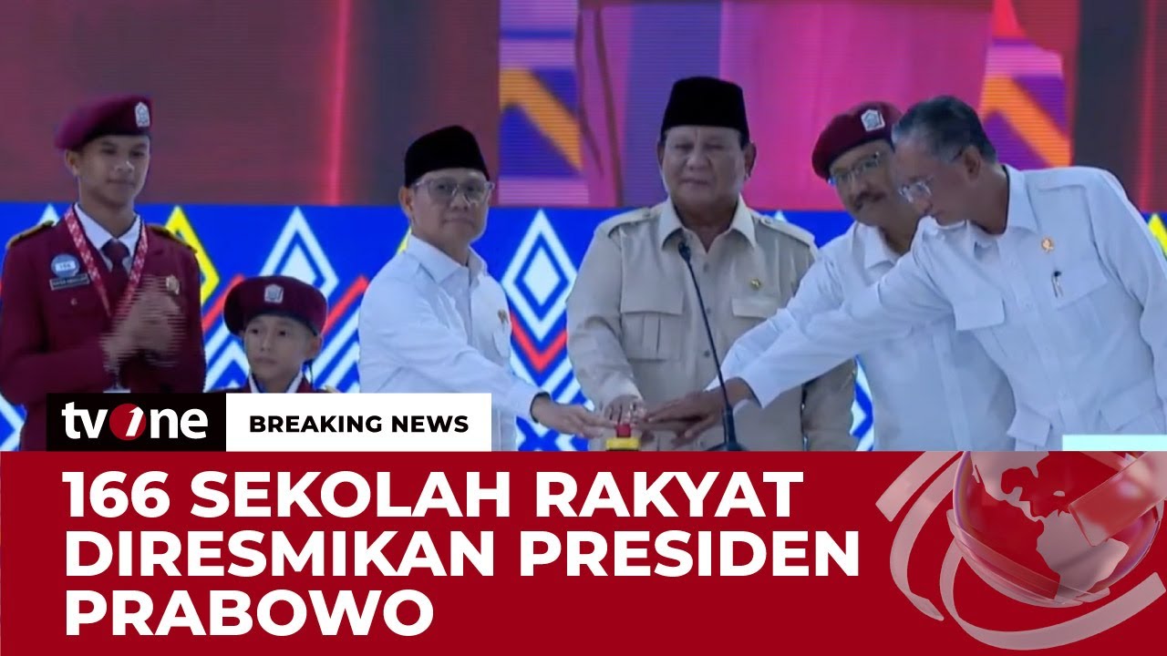 [FULL] Presiden Prabowo Resmikan 166 Sekolah Rakyat | Breaking News