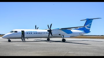 Cobham Aviation - Dash 8 Q400 (VH-IYK) Engine Start-Up