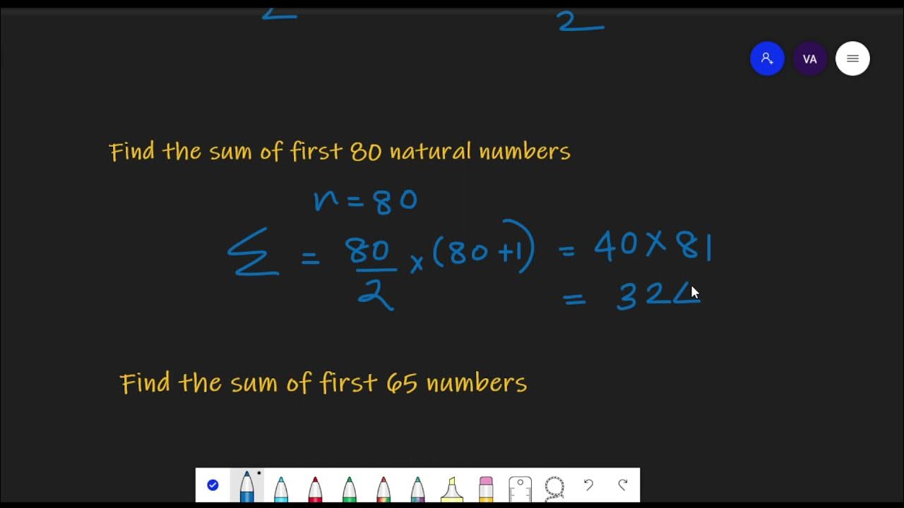 Finding Sum Of Consecutive Natural Numbers YouTube finding-sum-of-consecutive-natural-numbers-youtube