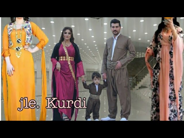 اجمل موديلات ملابس الكردي - YouTube