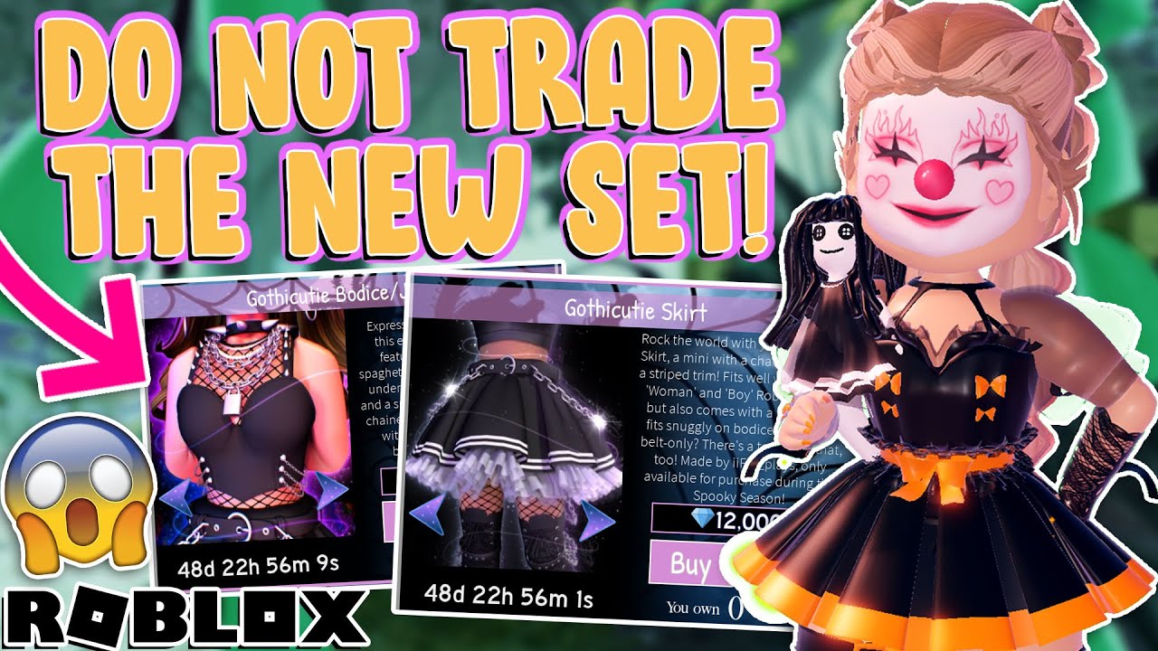 *DO NOT* TRADE THE GOTHICUTIE SET! Here's WHY! 🏰 Royale High Set - YouTube