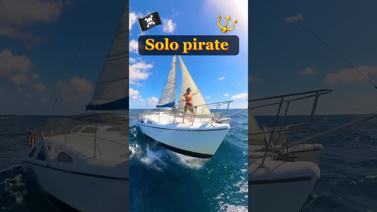 ⁣Day in my life ⛵️🏴‍☠️  #thegoodpirate #boatlife #catamaran #spearfishing #treasure #gold #shorts