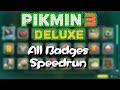 Pikmin 3 Deluxe - All Badges Speedrun in 5:32:30