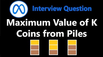 Maximum Value of K Coins from Piles - Leetcode 2218 - Python