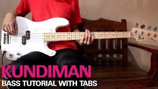 Kundiman - Silent Sanctuary (Bass Tutorial with Tabs)