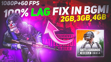 Fix 100 % Lag In Bgmi/PUBG | How To Fix Lag In Bgmi | For Low End Devices | PUBG/BGMI