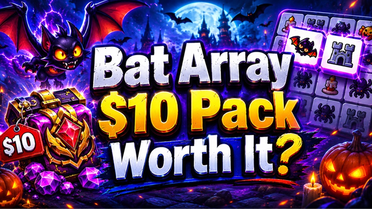 Bat Array Castle Clash Bat Array $10 Pack Worth It ? - YouTube